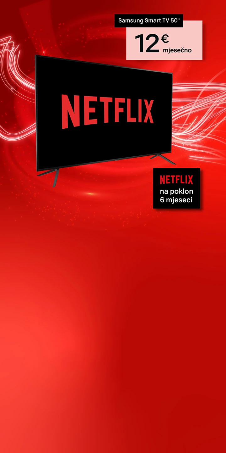 Samsung Smart TV i Netflix 6 mj. na poklon